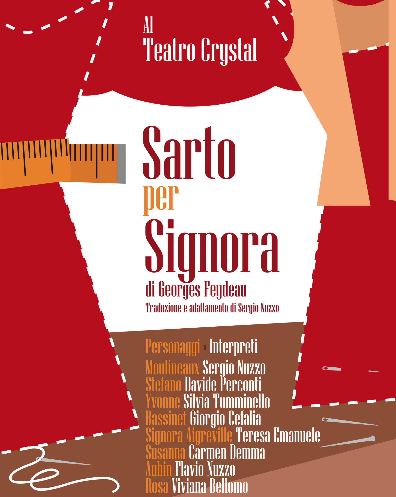 Sarto per Signora al Teatro Crystal (PA) Sarto per Signora al Teatro Crystal (PA)